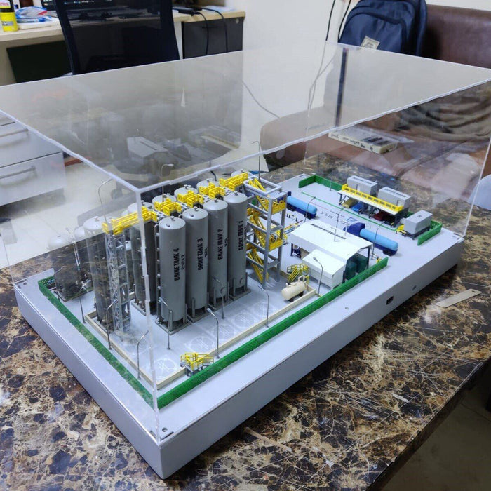 Oil & Gas Refinery Scale Model - Custom Process Plant Model