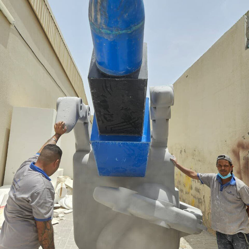 Giant Robotic Hand Sculpture