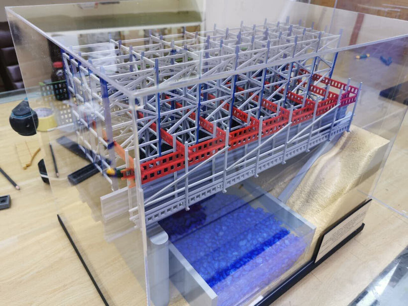 Scaffolding Project Scale Model - Custom Industrial Demonstration Model