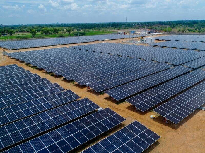 Solar Farm Scale Model - Custom Renewable Energy Model