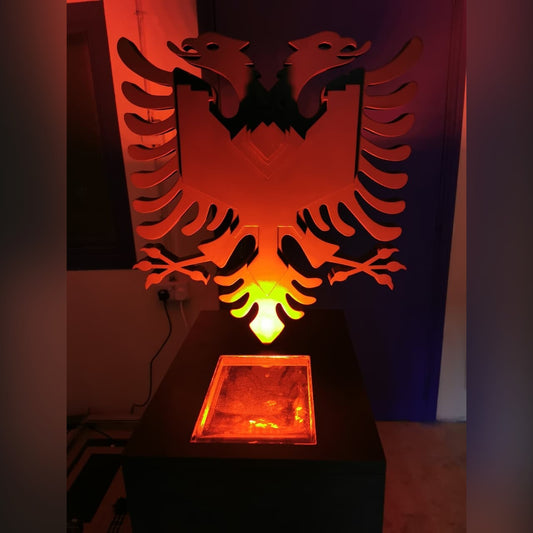 Backlit Eagle Display Sculpture