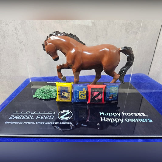 Horse Food Figure Display