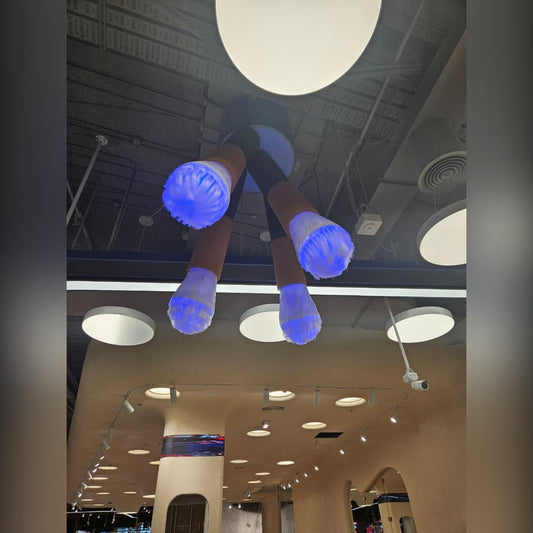 Giant Makeup Brush Installation
