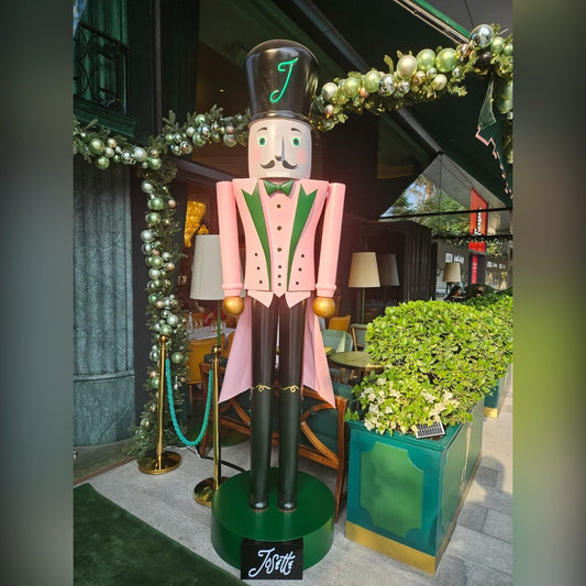 Giant Nutcracker Statue - Custom Branded Christmas Decor