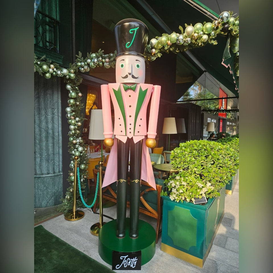 Giant Nutcracker Statue - Custom Branded Christmas Decor