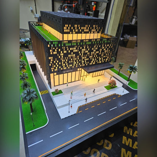 G+2 Commercial Office Building Model