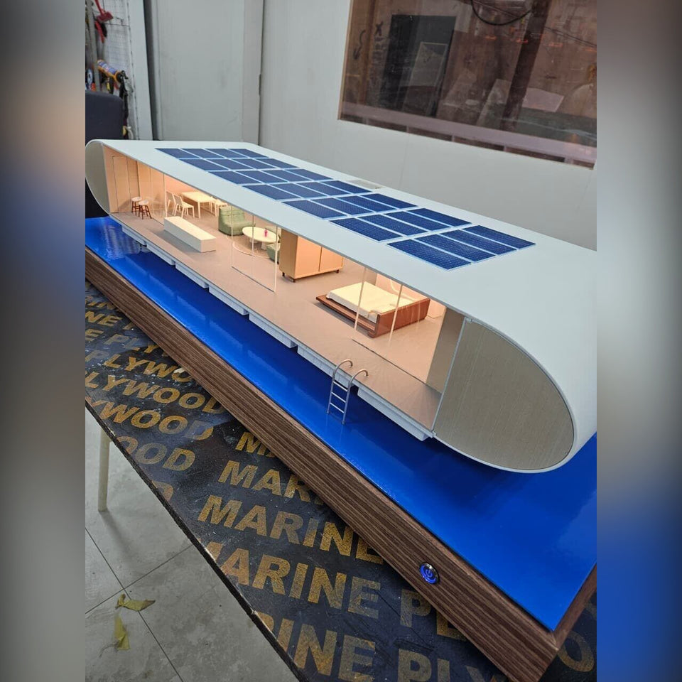 Solar Pod Home Model - Custom Eco-Dwelling Concept Model