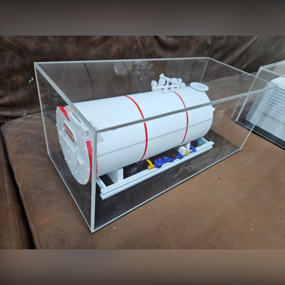 Industrial Horizontal Storage Tank Model