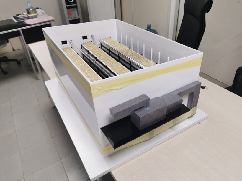 Vertical Farm Scale Model - Custom Agritech Facility Model